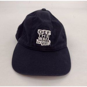 Vans Off The Wall Black White Surf Skate Strapback Hat Cap Mens OSFM